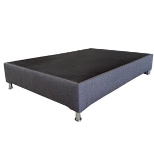 base tapizada color gris