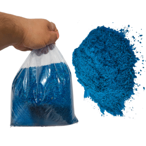 Aserrín Pintado Bolsa 500 gramos Color azul rey (1kg)
