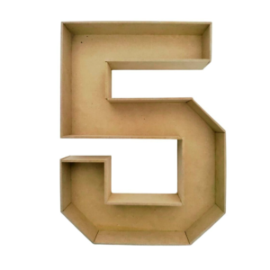 Números Huecos Mdf 5
