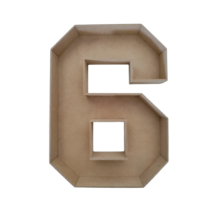 Números Huecos Mdf 6
