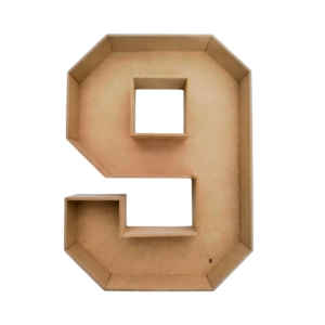 Números Huecos Mdf 9