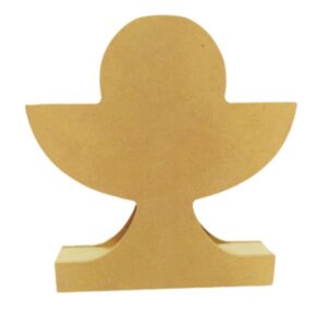 Servilletero Caliz Mdf, Recuerdo Primera Comunión Color Natural 12 PZS