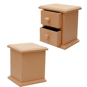 Alhajero 2 Cajones, Madera Mdf 12 piezas