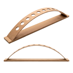 Base Para Conos Curvo, Madera Mdf Candy Bar