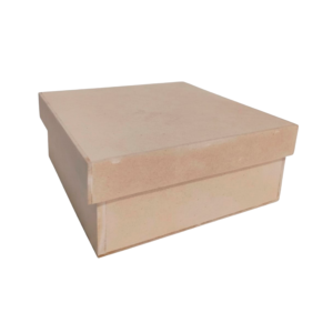 caja cuadrada con tapa 16x16x6