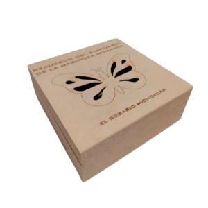 caja de MDF garigoleada 6 pzs