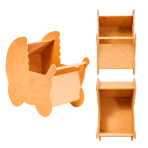 Centro De Mesa De Carriola Dulceros Baby Shower 12 Pza