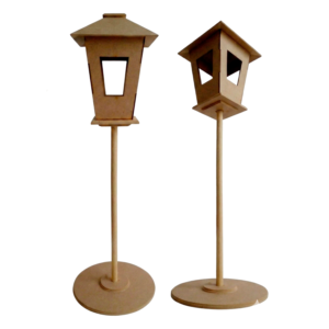 Farol Con Base Mdf, Grande, Decoración, Centros De Mesa