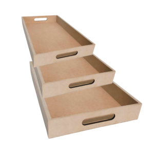 juego de 3 charolas chica, mediana, grande