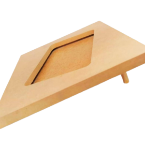 Marco Rectangular Sesgado Mdf, Decoración, Recuerdos